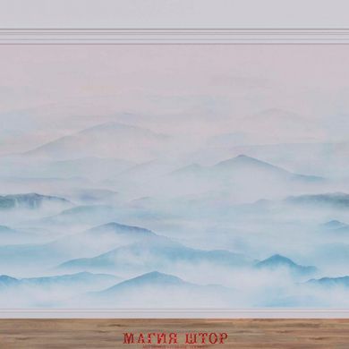 Фотообои Голубые горы в тумане Артикул aff_100059