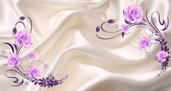 3D Фотообои Сиреневые цветы Артикул 27098_3