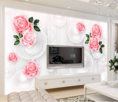 3D Фотообои Розовые розы Артикул dec_9401