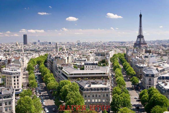 Фотообои Панорама Парижа Артикул 3497