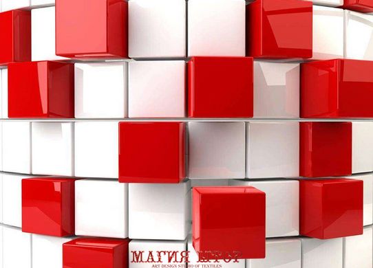 3D Фотообои Стена из кубов Артикул 15691