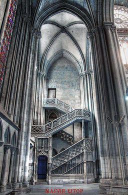 Фотообои Интерьер дворца с аркой и лестницей Артикул 2418
