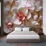 3D Фотообои Орхидеи красивого оттенка Артикул 35492