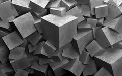 3D Фотообои Каменные кубы Артикул 57649