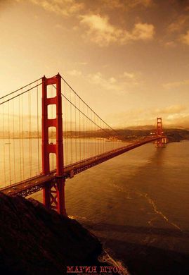 Фотообои Мост Золотые Ворота в Сан-Франциско Артикул 6000