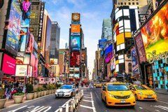 Фотообои Автомобили на улице города Артикул 19871