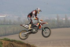 Фотообои Мотоциклист прыгает Артикул nfi_02595