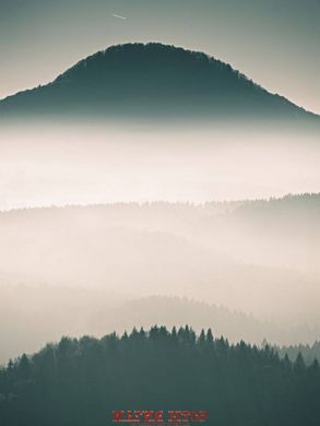 Фотообои Гора и туман Артикул shut_3942
