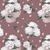 Портьеры з цветочным принтом на якісній основі., Фіолетовий, 290 см, Блэкаут