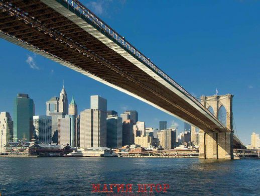 Фотообои Бруклинский мост в Нью Йорке Артикул 1221