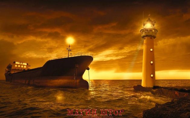 Фотообои Корабль и маяк Артикул nfi_02248