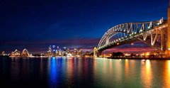 Фотообои Ночной вид Сиднейской оперы Артикул 4128