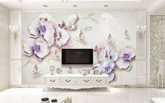 Фотообои Фиолетовая орхидея Артикул dec_2155