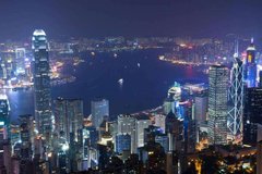 Фотообои Красивая панорама Гонконга Артикул 14329