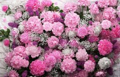 Фотообои Букет розовых пионов Артикул 29418