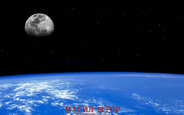 Фотообои Планеты Луна и Земля Артикул 0775