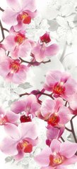 Фотообои Цветущая яблоня и орхидеи Артикул 14811
