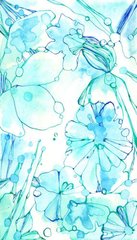 Фотообои Голубые цветы Артикул pan_19531