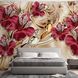 3D Фотообои Бордовые цветы Артикул 36814 5