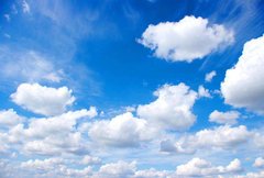 Фотообои Облака в голубом небе Артикул 3304