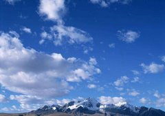 Фотообои Синее небо над горами Артикул 0700