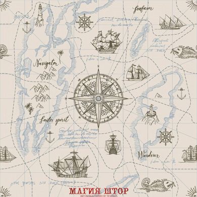 Фотообои Карта моряка Артикул shut_3565