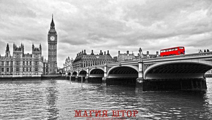 Фотообои Красный автобус на Вестминстерском мосту Артикул 11926