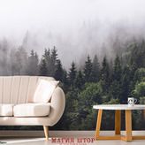 Фотообои Густой туман над лесом Артикул 33535