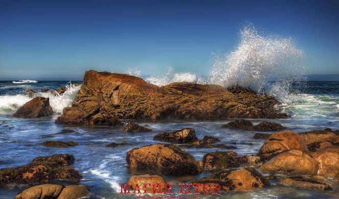Фотообои Волны и камни Артикул 0558