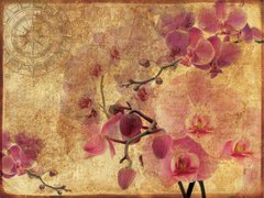 Фотообои Винтажные орхидеи Артикул 23567