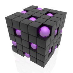 3D Фотообои Кубик Артикул 22500