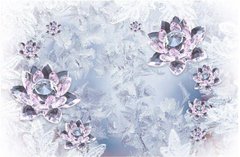Фотообои Хрустальные цветы Артикул dec-656