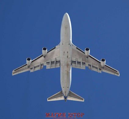 Фотообои Вид на самолет снизу Артикул 2256