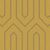 Портьеры з геометричним принтом на якісній основі., Жовтий, 290 см, Блэкаут