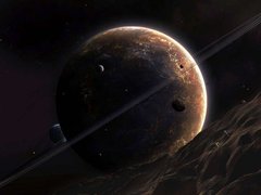 Фотообои Планета Сатурн Артикул 0763