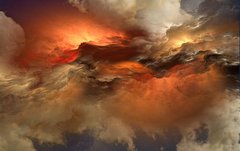 Фотообои Огненные облака Артикул shut_3865