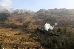 Фотообои Поезд в горах Артикул nfi_02354