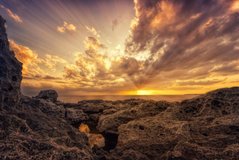 Фотообои Восход солнца на море Артикул nus_11218