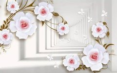 Фотообои Белые розы Артикул dec-685