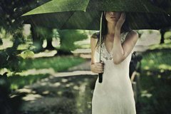 Фотообои Девушка с зонтом Артикул 3469
