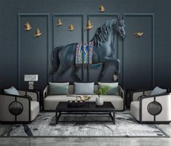 3D Фотообои 3D Большая лошадь Артикул dec_2340