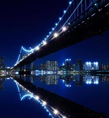 Фотообои Ночные огни Бруклинского моста Артикул 1998