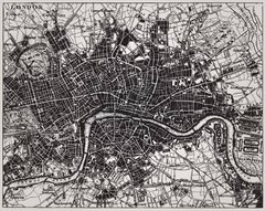 Фотообои Карта Лондона Артикул 31727