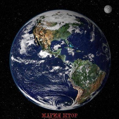 Фотообои Планета Земля и Луна Артикул 0771