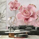 3D Фотообои Блестящие розы Артикул shut_2245