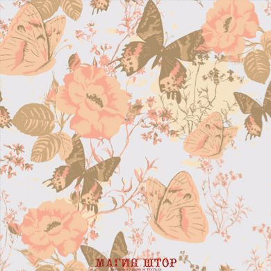 Фотообои винтажные бабочки и цветы Артикул 58_2