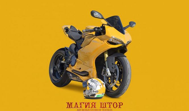 Фотообои Желтый мотоцикл Артикул nfi_02583