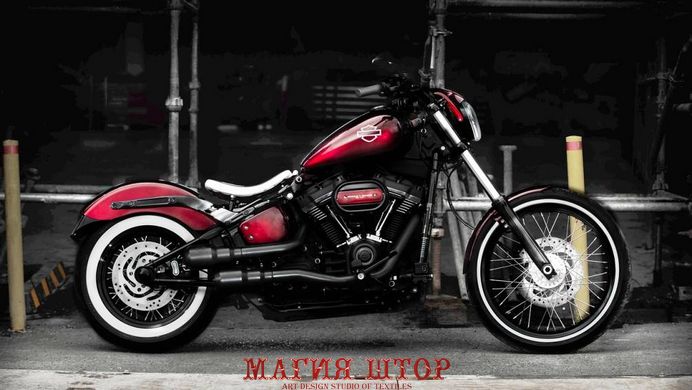 Фотообои Бордовый мотоцикл Артикул nfi_02621