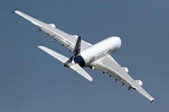 Фотообои Белый самолет в небе Артикул 1168
