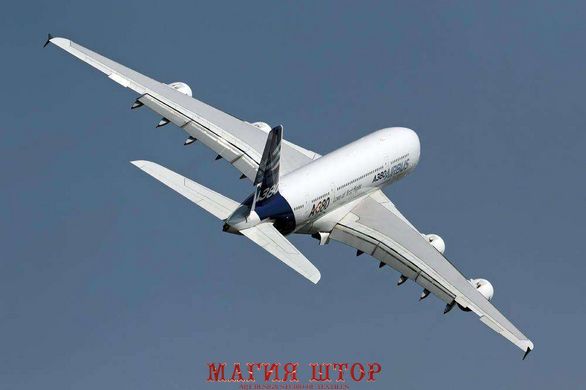 Фотообои Белый самолет в небе Артикул 1168
